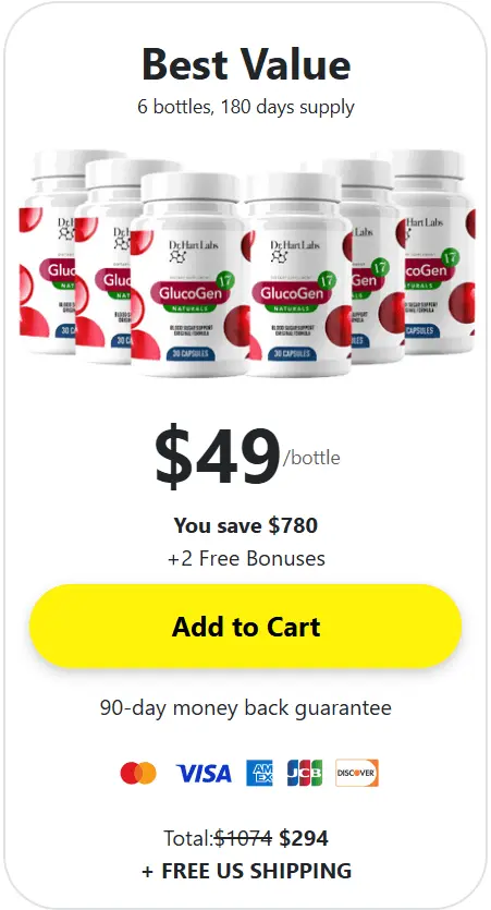 Buy GlucoGen17 3 Bottles